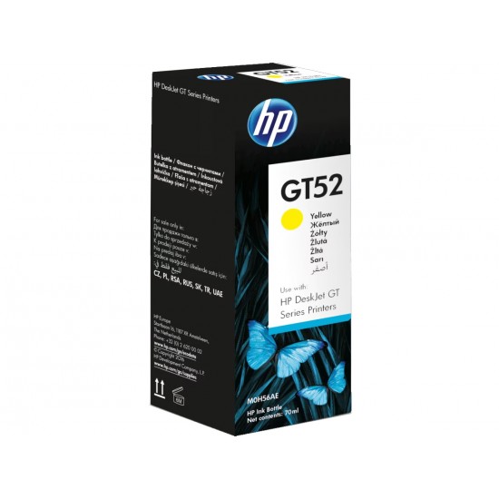 HP GT52 70-ml Yellow Original Ink Bottle